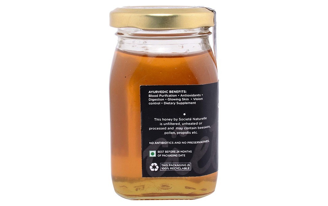 Societe Naturelle Raw Honey    Glass Jar  250 grams